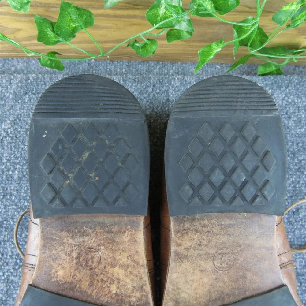 Timberland  Men Chukka‎ Boots Brown Leather Lace Up Size 12 Medium
